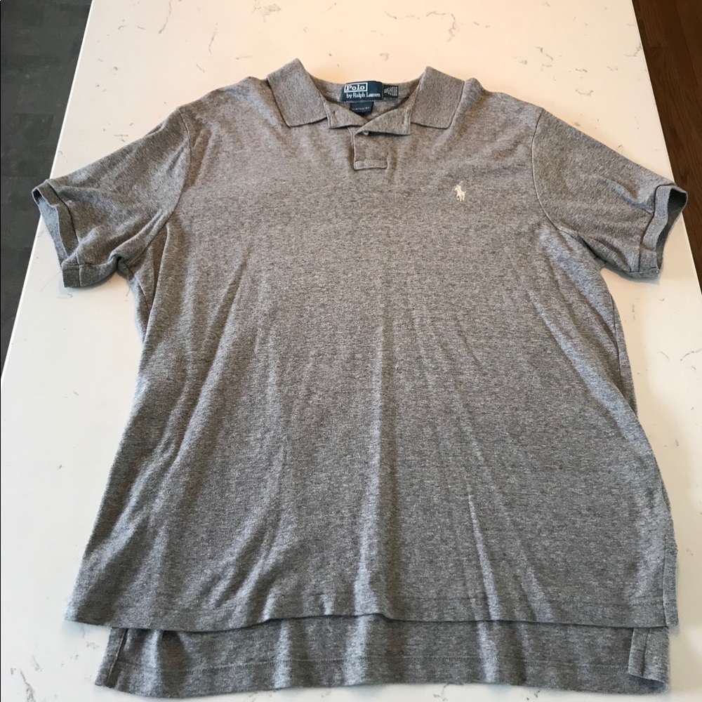 Polo by Ralph Lauren gray XL short sleeve polo